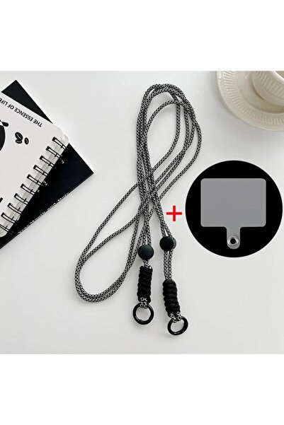 Choice 1 حبل تعليق للكتف، سلسلة مفاتيح، حلقة مفاتيح، حبل مضفر قابل للتعديل مع...