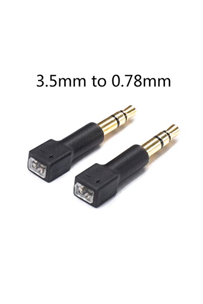 Choice محول سماعة أذن OKCSC من 3.5 مم إلى 0.78 مم M1 M2 ZX-1 WTD-3 موصل دبوس تحويل سماعات الرأس 1 زوج 3.