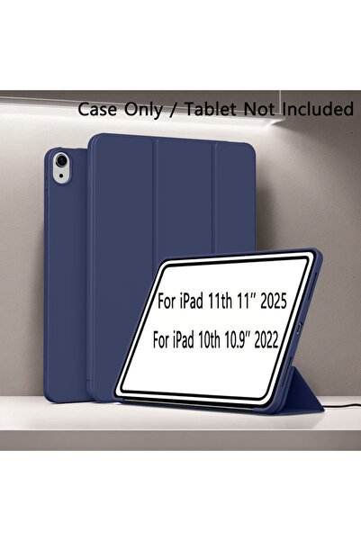 Choice حافظة مغناطيسية باللون الأزرق البحري لجهاز iPad (A16) 11 2025 الجيل ال...