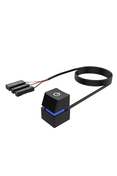 Choice شريط إضاءة LED RGB أسود بطول 1.8 متر مع كابل مفتاح الطاقة وزر مربع لتش...