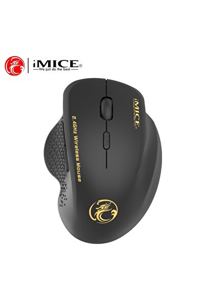 Choice ماوس لاسلكي أسود 2.4 جيجا هرتز 1600 نقطة في البوصة محمول للألعاب والمكتب مريح ذكي لتوفير الطاقة