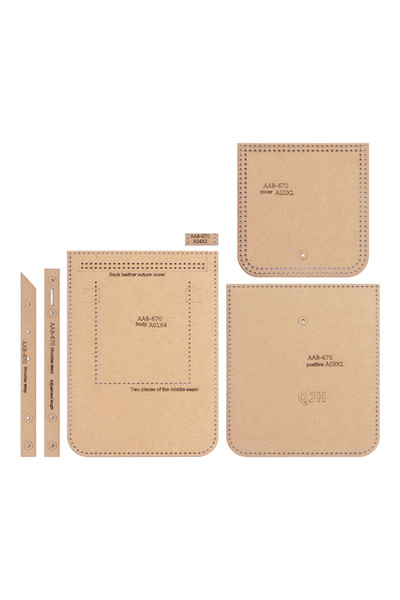 Choice Kraft Paper 1Set of DIY Mobile Bag Pattern Template, Kraft Paper Drawi...