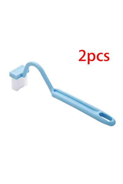 Choice فرشاة تواليت زرقاء جديدة مكونة من قطعتين، 123 قطعة، بمقبض طويل، فرشاة ...