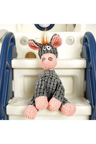 Choice لعبة صوتية للكلاب وردية اللون، تدريب على فك ضغط الأضراس، ألعاب قطيفة ت...