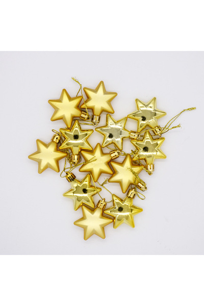 Choice كما هو موضح في الصورة، نجوم 4.5 سم، 12 قطعة، 12 كرة عيد الميلاد، زينة ...