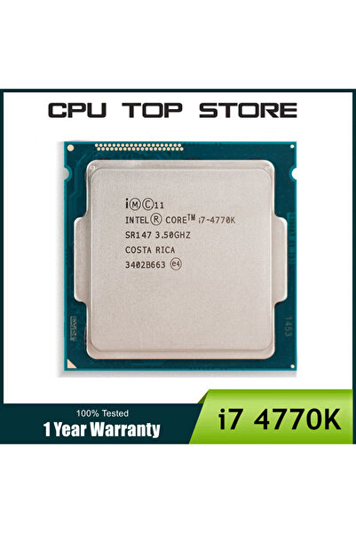 Intel Core i7 4770K Processor A 1150 SR147 3.5GHz Quad-Core Desktop CPU