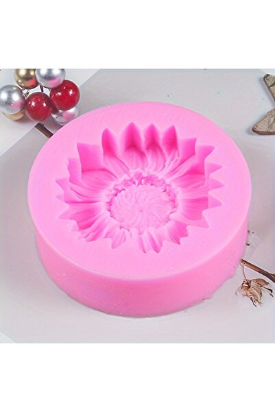 Choice قالب سيليكون على شكل زهرة عباد الشمس للشوكولاتة والموس والشموع العطرية...