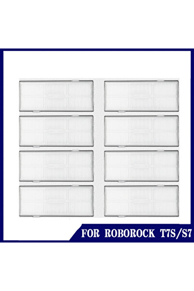 Choice 8 قطع من فلاتر HEPA لـ Roborock S8 /S8 Pro ultra / S7 MaxV Ultra / S7 ...