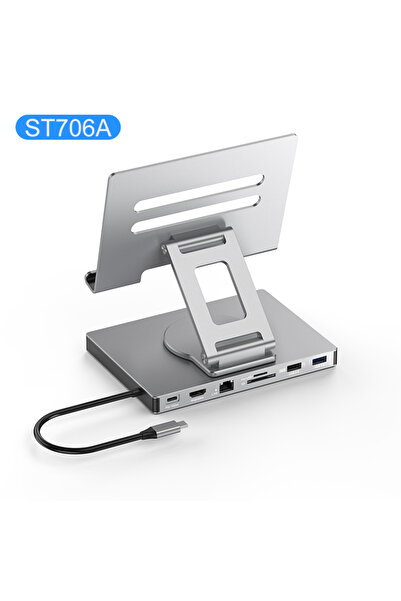 Choice ST706A Blueendless USB 3.0 PD 100W Charger Hub Docking Station HDTV 4K...