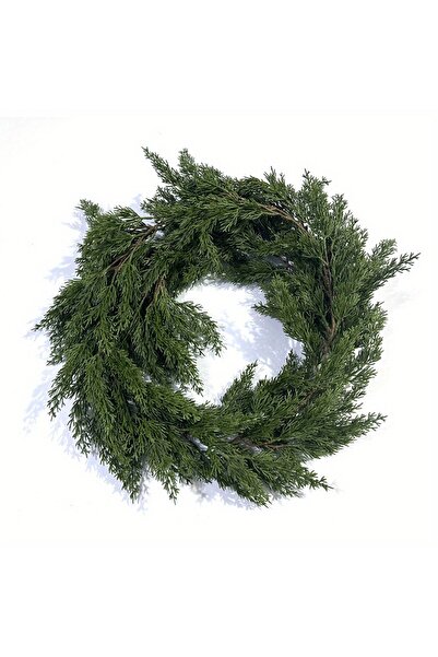 Choice 1.8 متر من خشب السرو الروطان، قطعة واحدة من أكاليل عيد الميلاد من خشب ...