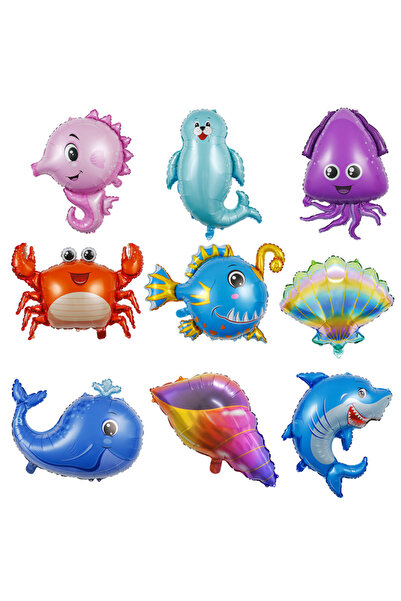 Choice بالونات صغيرة من رقائق معدنية مقاس 16 بوصة، مجموعة من 9 بالونات صغيرة ...