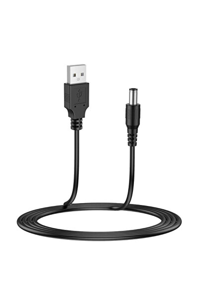 Choice كابل 5 فولت 1 متر USB إلى DC 5.5*2.1 مم محول تعزيز سلك رفع موصل USB A ...