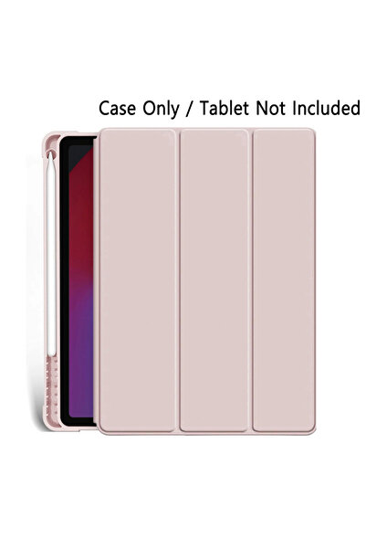 Choice حافظة قلم رصاص وردية اللون لأجهزة iPad 7 و8 و9 و10.2 و10.5 و5 و6 و7 و8 و9th Generation Air 1 و2