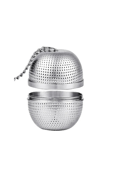 Choice قطعتان من مصفاة الشاي الكروية المصنوعة من الفولاذ المقاوم للصدأ، مصافي...