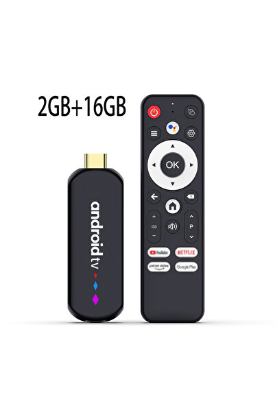 Choice 2G16G Amlogic S905L Android TV Stick Quad Core 4K Video WiFi BT Voice Assistant Remote Control Media