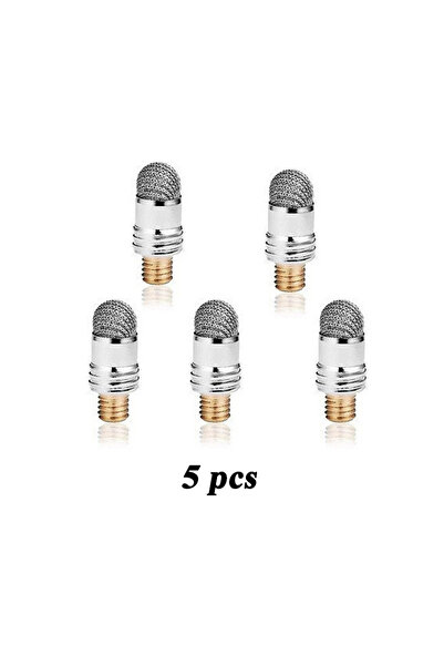Choice 5 قطع من قلم اللمس الليفي ذو طرف ليفي، قرص شاشة سعوي، أطراف بديلة لقلم اللمس الليفي، رسم وكتابة