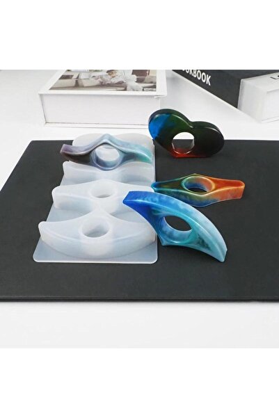 Choice قالب من الراتنج الإيبوكسي الكريستالي على شكل إبهام مصنوع يدويًا لحامل ...