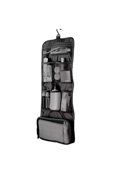 Choice حقيبة تنظيم أدوات التجميل القابلة للطي باللون الأسود، حقيبة تخزين أدوا...