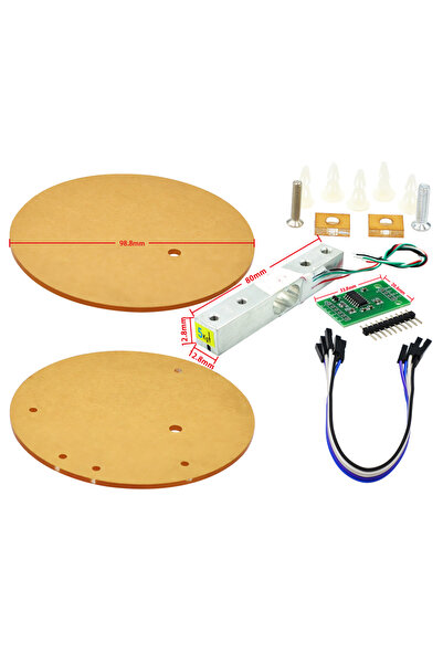 Choice13 مستشعر وزن خلية تحميل رقمية بدون لحام 5 كجم HX711 AD وحدة توصيل محول...