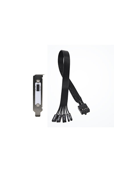 Choice كابل طاقة تمديد للوحة الأم RGEEK بطول نصف متر ومفتاح طاقة خارجي وزر إع...