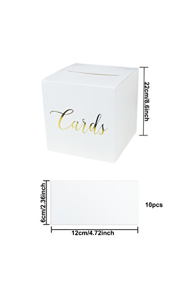 Choice1 Card Wedding Card Box Cardboard Gift Card Box Holder for Wedding Rece...