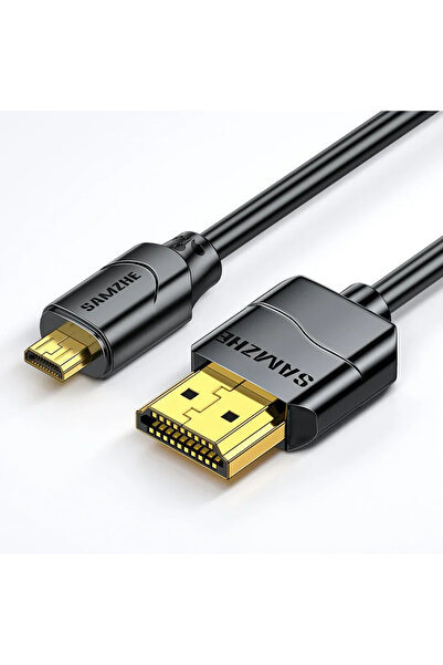 Choice micro to male 2.0m SAMZHE Micro HDMI Adapter for GoPro Hero 7 Raspberry Pi 4 Nikon 4K/60Hz 3D Braid