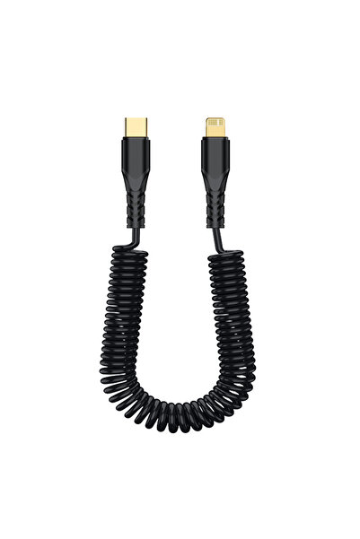 Choice كابل USB C إلى USB C بزاوية قائمة مستقيمة بطول 0.82 متر باللون الأسود،...