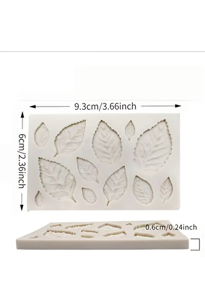 Choice قالب سيليكون رمادي على شكل ورقة وردة واحدة، قوالب صب الراتنج، لصنع الشموع، العلاج بالروائح، الصابون اليدوي، الطين،