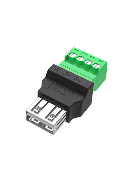 Choice Female USB2.0 Connector Avoid Welding Plugs Type A Adapter Connector Jack USB Type A 4-Pin Male/Fema