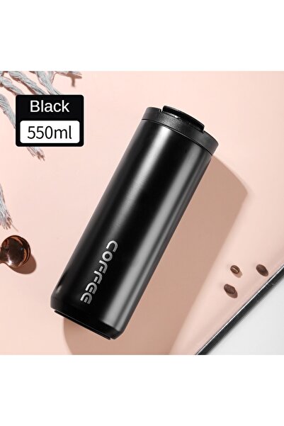 Choice ترمس قهوة من الفولاذ المقاوم للصدأ سعة 550 مل، كوب حراري مانع للتسرب، ...