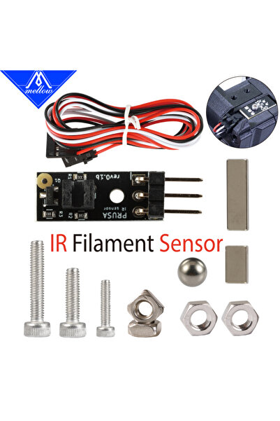 Choice ترقية مجموعة مستشعرات الخيوط Mellow Prusa I3 Mk2.5/mk3 إلى Mk2.5s/mk3s لاكتشاف مستشعرات الخيوط العالقة...
