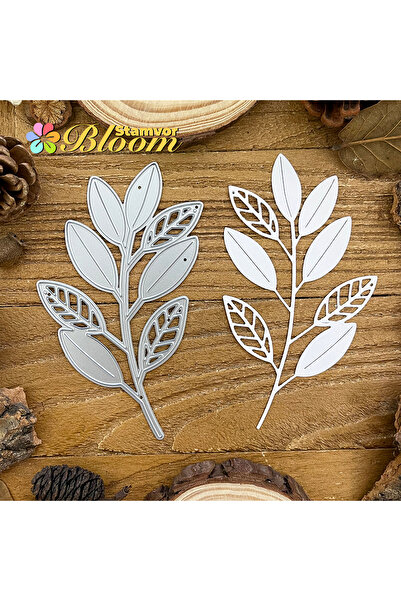 Choice قوالب قطع معدنية جميلة على شكل أغصان أوراق أساسية، مناسبة لقص ونقش القصاصات والزخرفة