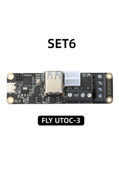Choice6 طابعة ثلاثية الأبعاد UTOC-3 Mellow Fly SHT36 V3 Klipper/RRF متوافقة مع لوحة Canbus/RS232 Max Plus LDC1612 Edd