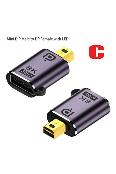 Choice محول Mini DP M إلى DP Fm Mini DP إلى محول Big DP 8K60HZ DP ذكر إلى أنث...