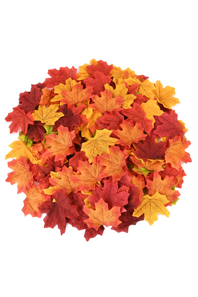 Choice 200 قطعة D164 مزيج 50/200 قطعة من أوراق القيقب الاصطناعية من الحرير ال...