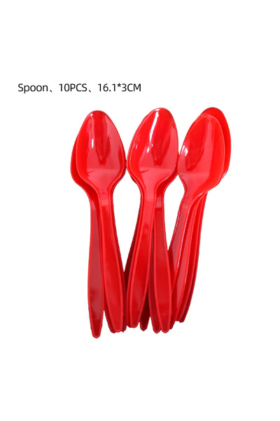 Miniso 10 قطع أخرى من ملاعق السيارات الجديدة لتزيين حفلات أعياد الميلاد على ش...