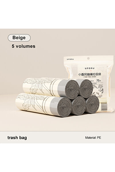 Choice 5 مجلدات UFORU رائحة صغيرة حبل سحب الرياح كيس القمامة المنزلية المتاح ...