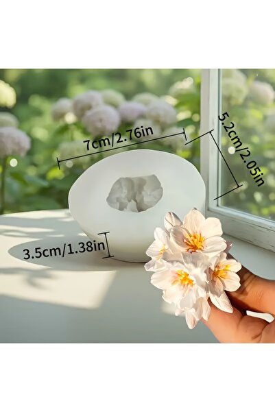 Choice YH 3DSakura Silicone Resin Mold，For scented candles、Aromatherapy Craft...