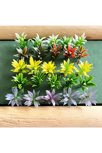 Choice 25 قطعة متعددة 25 قطعة من نماذج النباتات الصغيرة، 5 ألوان نباتات مزهرة...