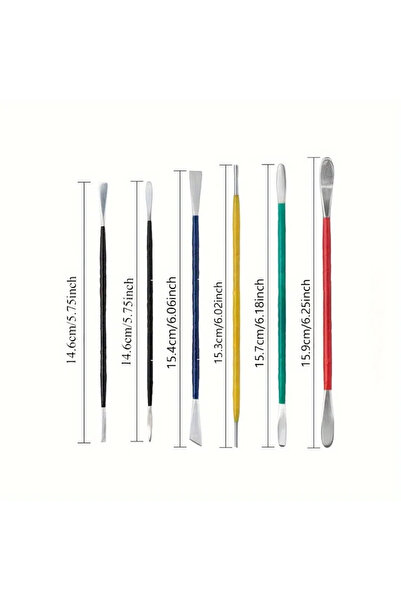 Choice 6 قطع من أدوات نحت الفخار وتشكيل السيراميك والطين ومجموعة نحت الجبس