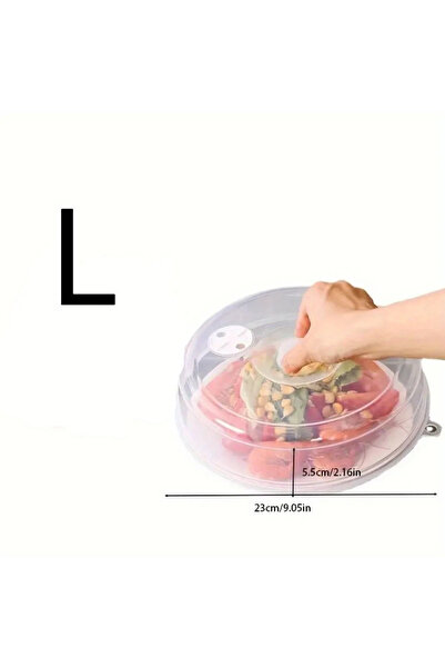 Choice غطاء طبق ميكروويف كبير للثلاجة للحفاظ على النضارة، غطاء طبق مضاد للتنا...