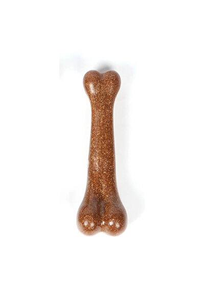Choice 18.5cm brown Artificial Bones Dog Toys Natural Non-Toxic Beef Flavor Simulation Bones Toy for Small