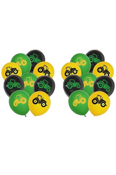 Choice بالونات أخرى 18 قطعة من جرار المزرعة الأخضر لتزيين الحفلات ومركبة الحف...