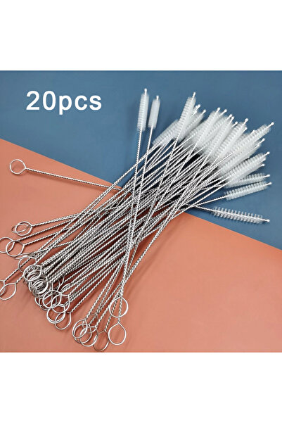 Choice 20 قطعة من فرشاة تنظيف زجاجات الأطفال والحلمات الرفيعة مقاس 175 مم، فر...