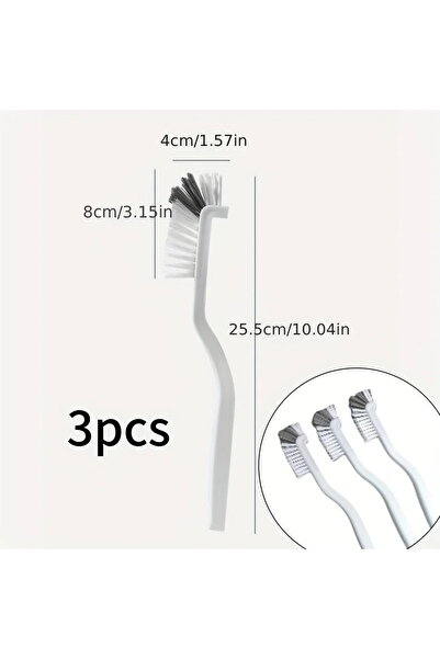 choice2 3 قطع من فرشاة تنظيف الحوض على الطراز الياباني مع مقبض طويل وتصميم عل...