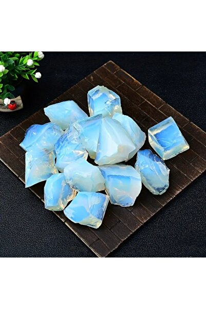 Choice قطعة واحدة عشوائية من حجر الكوارتز الكريستالي الخام أوباليت حجر الشفاء حجر الأوبال الخام حجر توازن شقرا العين الثالثة