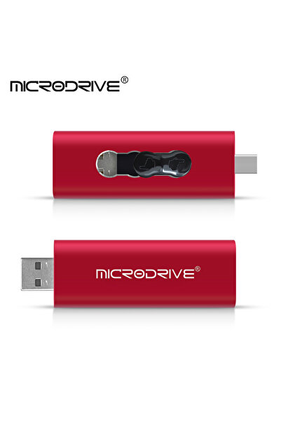 Choice محرك أقراص فلاش USB من النوع C أحمر سعة 128 جيجابايت، ذاكرة فلاش USB مزدوجة الفتحة سعة 8 جيجابايت و16 جيجابايت، سعة 32 جيجابايت و64 جيجابايت و128 جيجابايت، سعة 25