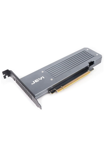 JEYI with Heatsink 4 SSD to PCIE 4.0 Expansion Card, 4 NVMe M.2 M key SSD To ...