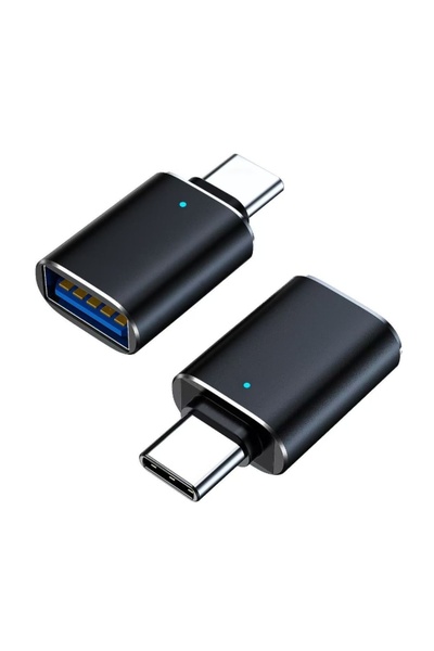 Choice Black LED USB 3.0 To Type C Adapter OTG To USB C USB-A To Micro USB Type-C Female Connector For ...