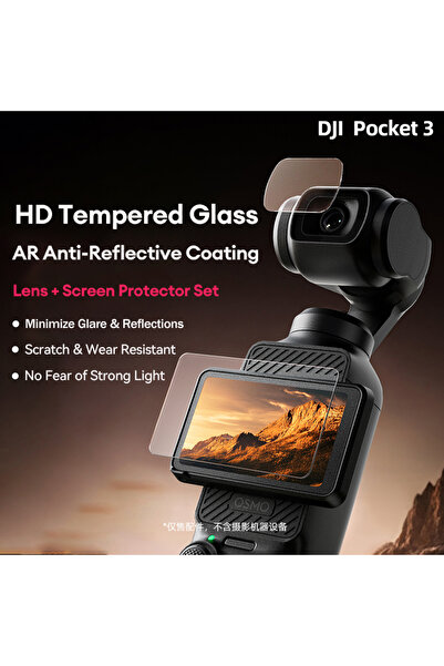 Choice مجموعة واحدة من فلاتر Llano لكاميرا DJI Osmo Pocket 3 Motion 3 في 1 (CPL + 1/4 Black Mist + ND2-32) UV